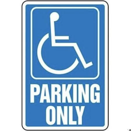 Accuform SAFETY SIGN HANDICAPPED PARKING ONLY MVHR452XT
